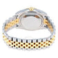ROLEX OYSTER PERPETUAL DATEJUST 26mm GOLD / STEEL IN JUBILEE BRACELET SILVER DIAMOND DIAL AUTOMATIC 179173 (MINT)