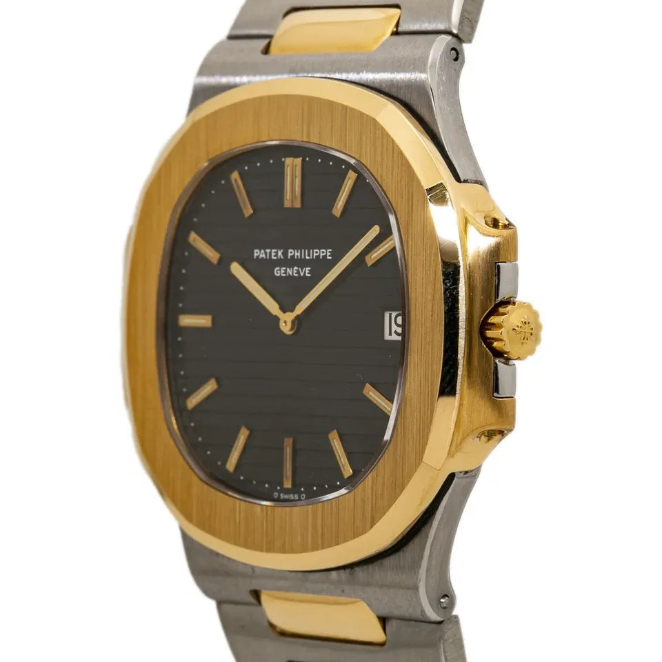 Patek Philippe geneve3700/1 18K TwoTone Blue Dial 1973 Archives Watch 40mm