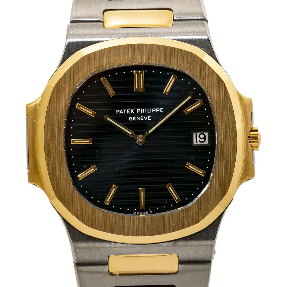 Patek Philippe geneve3700/1 18K TwoTone Blue Dial 1973 Archives Watch 40mm