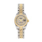 ROLEX OYSTER PERPETUAL DATEJUST 26mm GOLD / STEEL IN JUBILEE BRACELET SILVER DIAMOND DIAL AUTOMATIC 179173 (MINT)