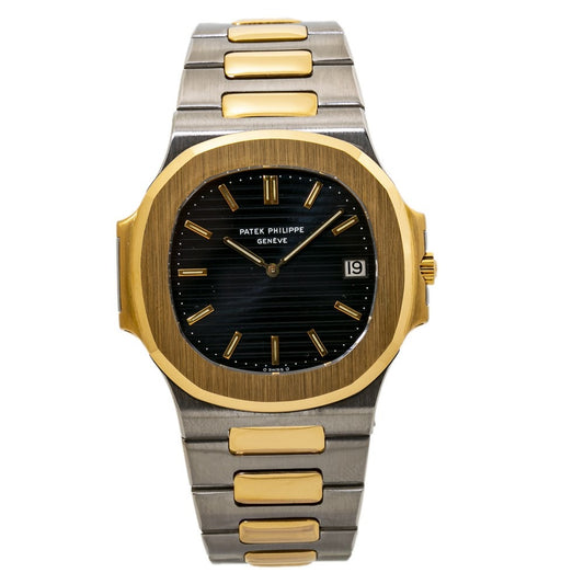 Patek Philippe geneve3700/1 18K TwoTone Blue Dial 1973 Archives Watch 40mm